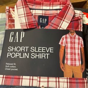 Gap Short Sleeve Poplin Shirt